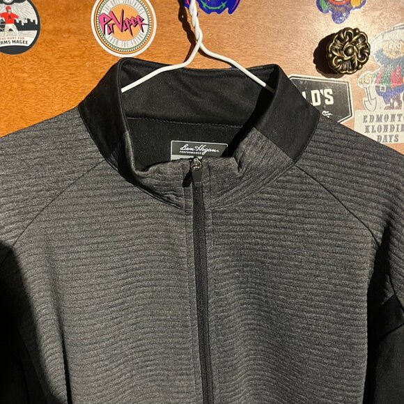 Ben Hogan Performance Full-Zip Jacket – Black/Grey (Men’s L) - Picture 2 of 3